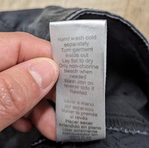 Democracy Gray Freedom Ankle Skimmer Jeans Bead Embroidered Size 8 - Picture 12 of 12